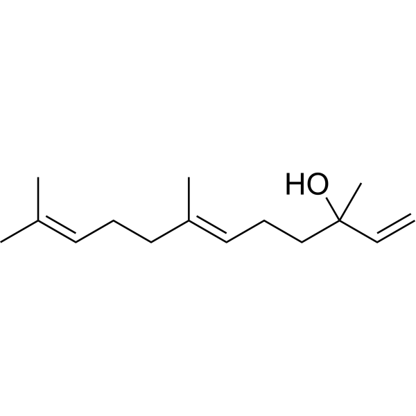 Nerolidol Chemical Structure Nerolidol (Synonyms: 橙花叔醇)