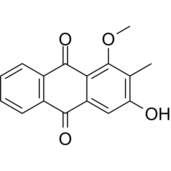 Rubiadin-1-methyl ether Chemical Structure Rubiadin-1-methyl ether