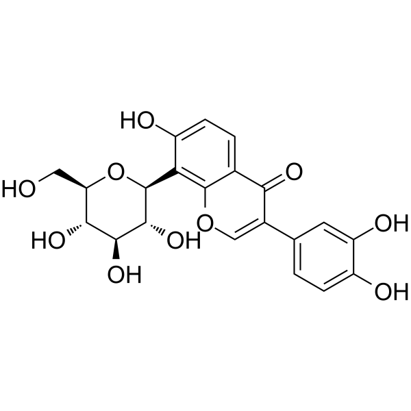 3'-Hydroxypuerarin Chemical Structure 3