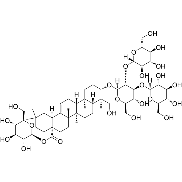 Araloside VII Chemical Structure Araloside VII (Synonyms: Congmunoside VII)