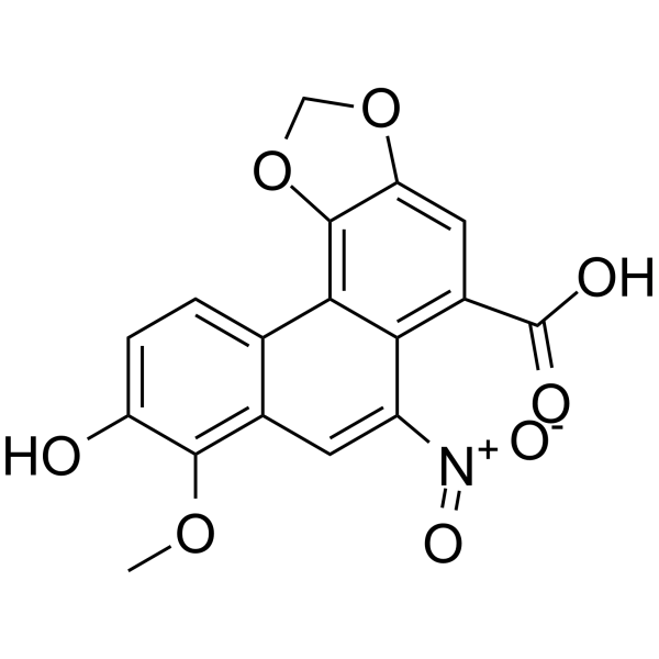 7-Hydroxyaristolochic acid A Chemical Structure 7-Hydroxyaristolochic acid A (Synonyms: 7-羟基马兜铃酸A)