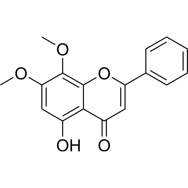 Moslosooflavone Chemical Structure Moslosooflavone