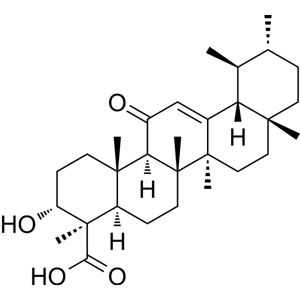 11-Keto-beta-boswellic acid Chemical Structure 11-Keto-beta-boswellic acid (Synonyms: 11-Keto-β-boswellic acid)