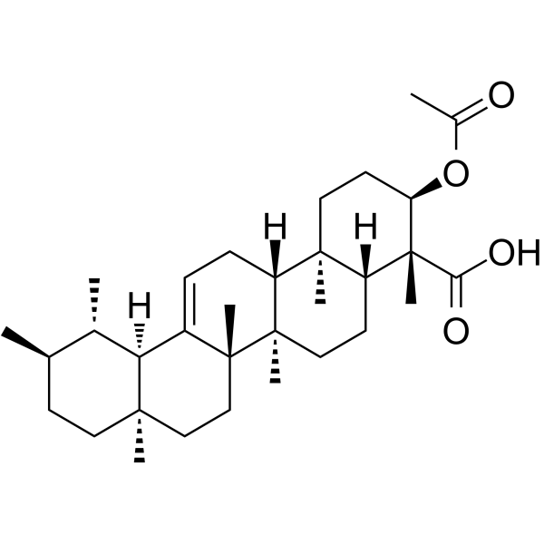 3-Acetyl-beta-boswellic acid Chemical Structure 3-Acetyl-beta-boswellic acid