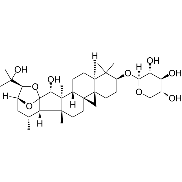 Cimigenoside Chemical Structure Cimigenoside (Synonyms: 升麻环氧醇苷)