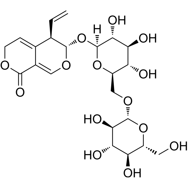 6'-O-beta-D-Glucosylgentiopicroside Chemical Structure 6