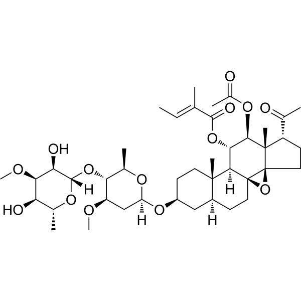 Tenacissoside G Chemical Structure Tenacissoside G (Synonyms: 通关藤苷G)