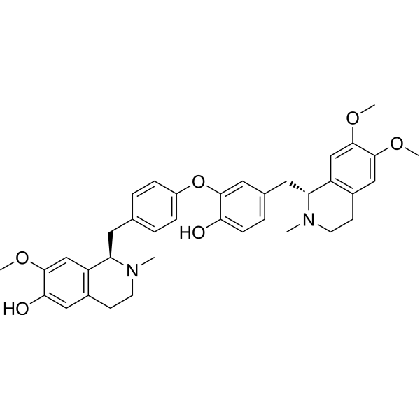 Daurinoline Chemical Structure Daurinoline (Synonyms: 蝙蝠葛诺林碱)