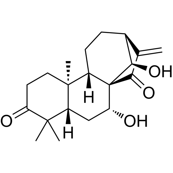 Glaucocalyxin A Chemical Structure Glaucocalyxin A (Synonyms: 蓝萼甲素)