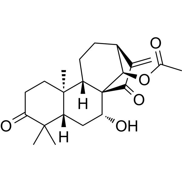 Glaucocalyxin B Chemical Structure Glaucocalyxin B (Synonyms: 蓝萼乙素)