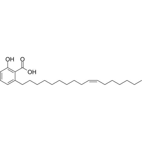 Ginkgolic acid C17:1 Chemical Structure Ginkgolic acid C17:1 (Synonyms: 银杏酸 C17:1)