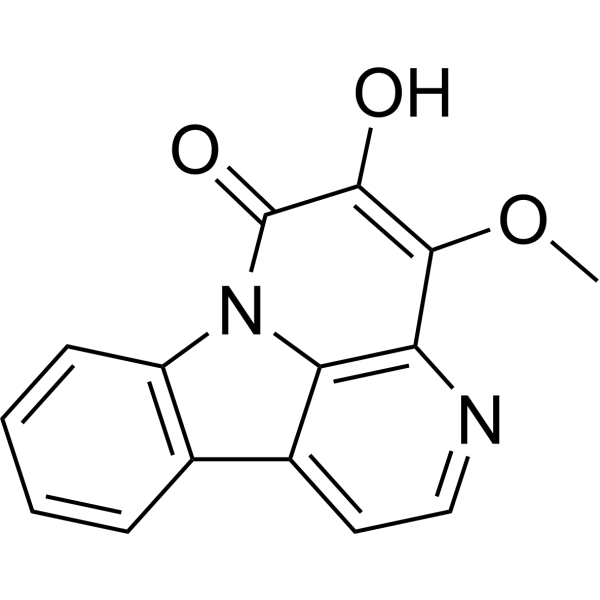 Nigakinone Chemical Structure Nigakinone (Synonyms: 苦木酮碱)