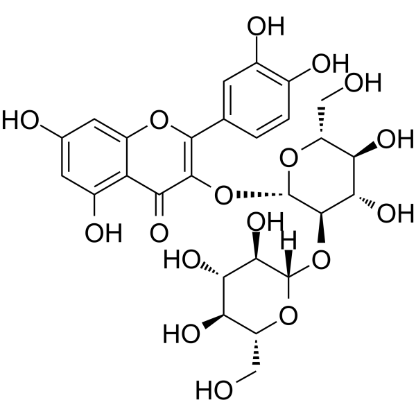 Baimaside                                          (Synonyms: Quercetin 3-O-sophoroside)