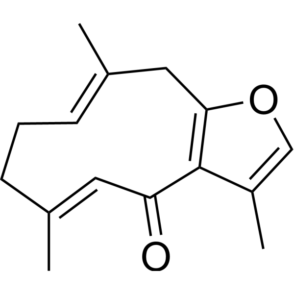 Furanodienone Chemical Structure Furanodienone (Synonyms: 呋喃二烯酮)