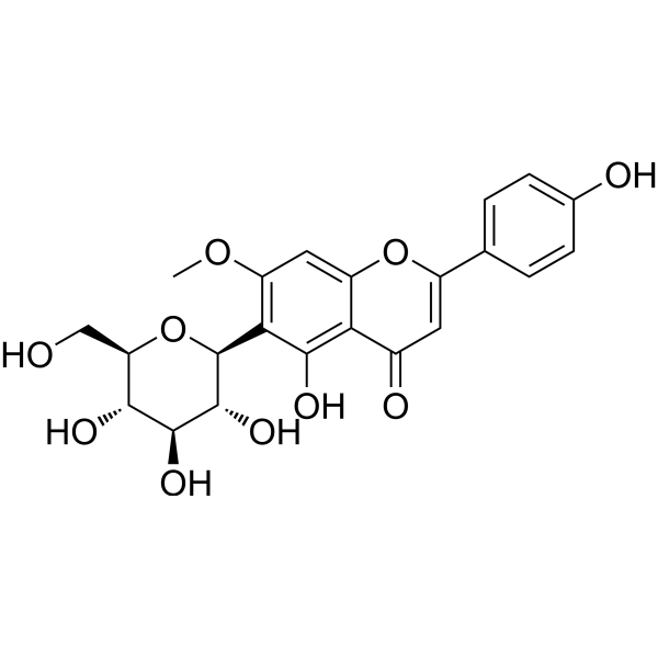 Swertisin (Standard) Chemical Structure Swertisin (Standard) (Synonyms: 当药黄素(标准品))