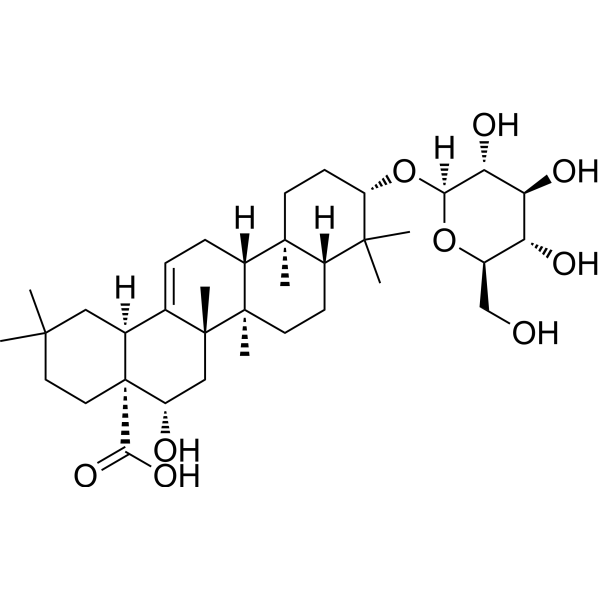 Ecliptasaponin D Chemical Structure Ecliptasaponin D (Synonyms: 早莲苷 D)
