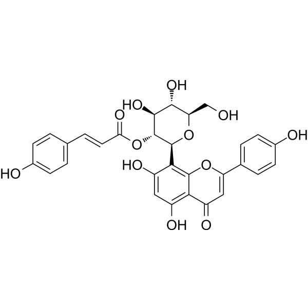 Vitexin2''-O-p-coumarate Chemical Structure Vitexin2
