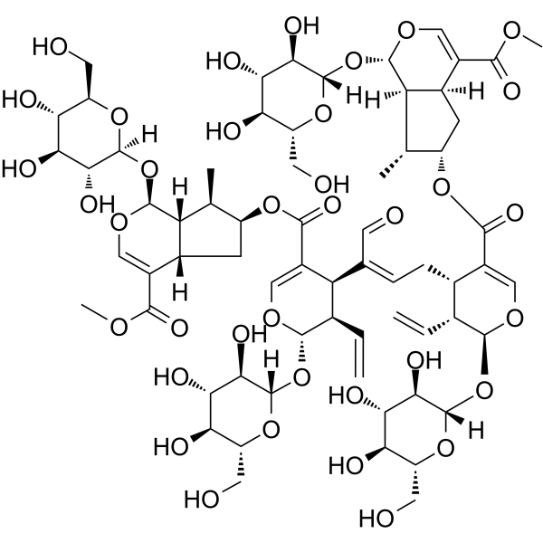 Dipsanoside B Chemical Structure Dipsanoside B (Synonyms: 续断苷 B)