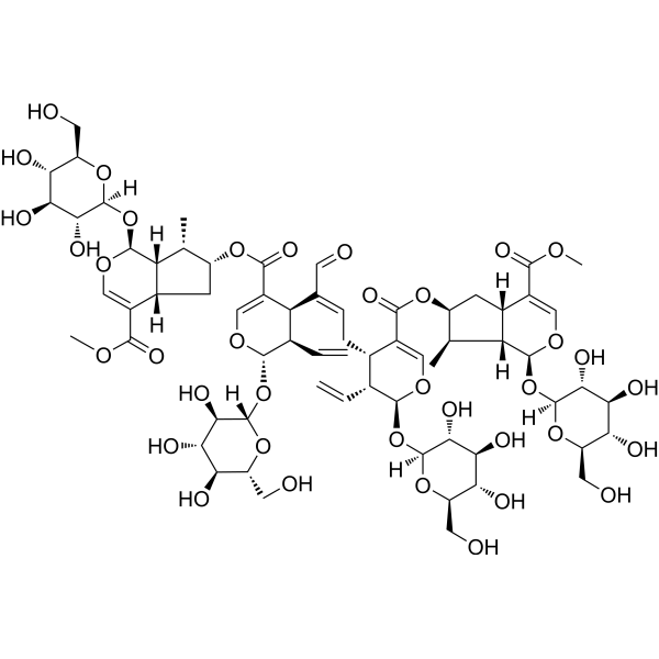 Dipsanoside A Chemical Structure Dipsanoside A (Synonyms: 续断苷A)