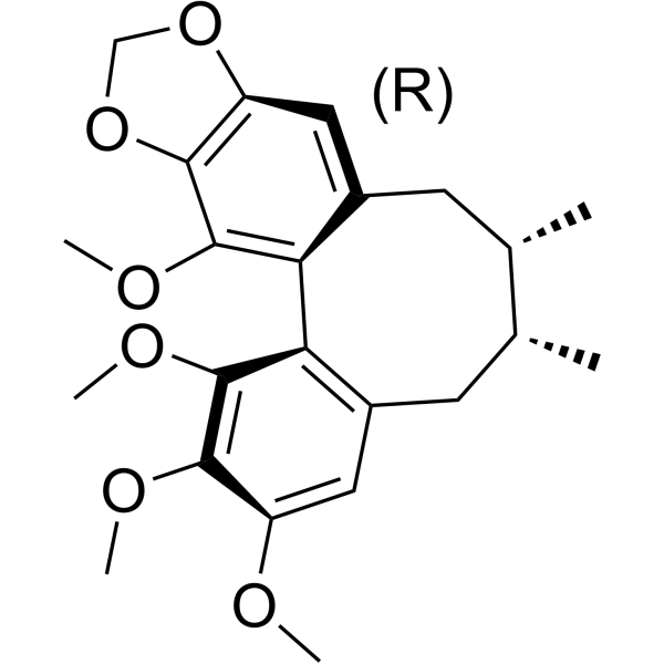 (+)-Schisandrin B Chemical Structure (+)-Schisandrin B (Synonyms: (+)-五味子乙素)