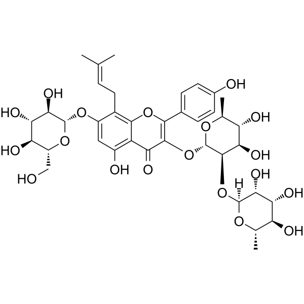 Baohuoside V Chemical Structure Baohuoside V (Synonyms: 宝藿苷V)