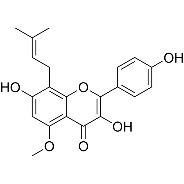 Sophoflavescenol Chemical Structure Sophoflavescenol (Synonyms: 槐苦参醇)