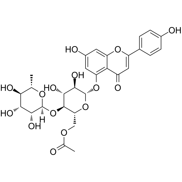 Camellianin A Chemical Structure Camellianin A (Synonyms: 山茶黄酮苷 A)