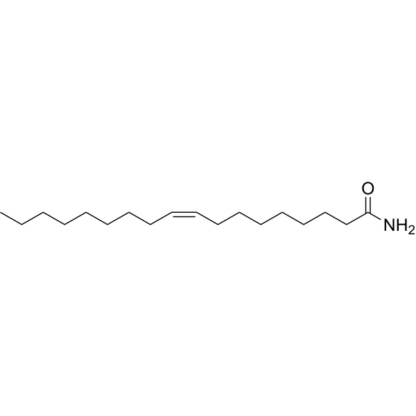 Oleamide (Standard) Chemical Structure Oleamide (Standard) (Synonyms: 油酰胺(标准品) ;油酸酰胺(标准品))