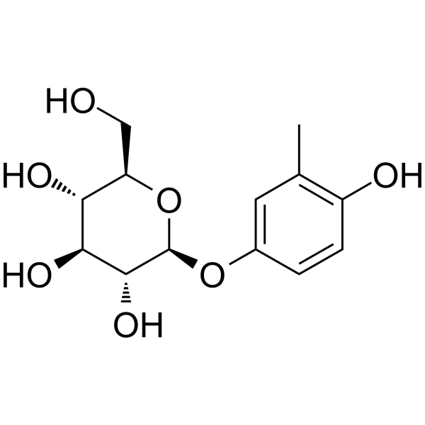 Homoarbutin Chemical Structure Homoarbutin (Synonyms: 高熊果酚苷)