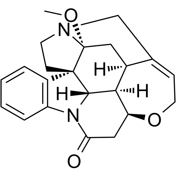 16-Methoxystrychnine Chemical Structure 16-Methoxystrychnine (Synonyms: 16-甲氧基士的宁)