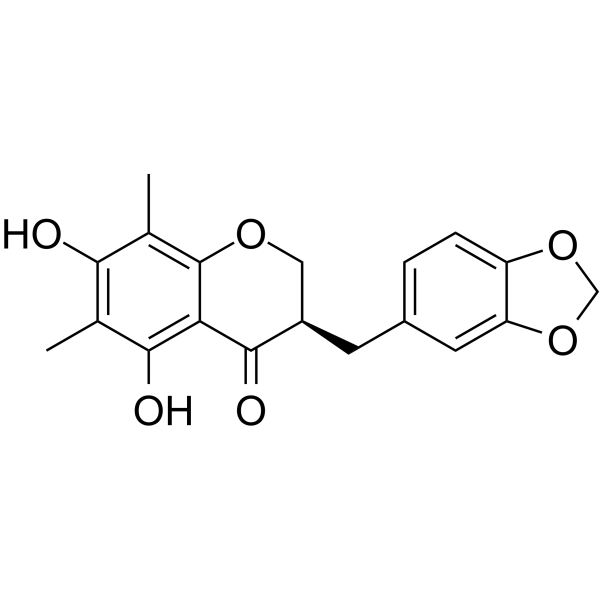 Methylophiopogonanone A Chemical Structure Methylophiopogonanone A
