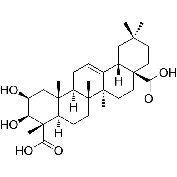 Medicagenic acid Chemical Structure Medicagenic acid (Synonyms: Castanogenin)