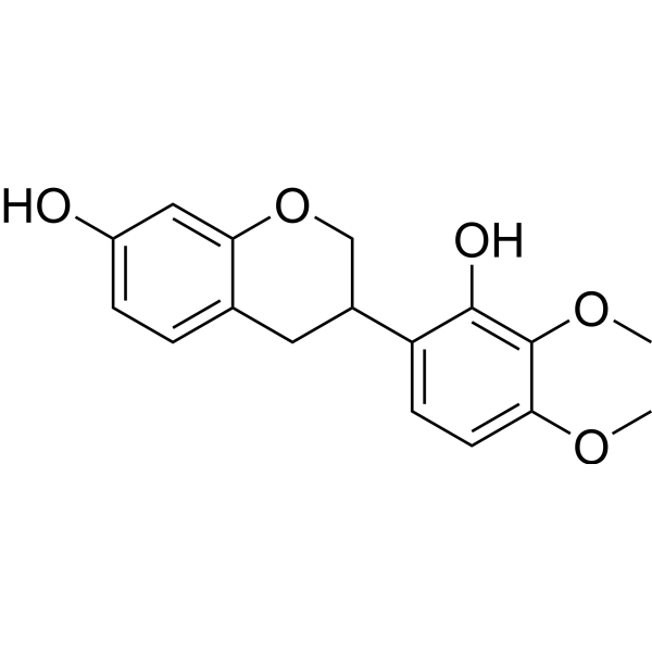 Isomucronulatol Chemical Structure Isomucronulatol (Synonyms: 异微凸剑叶莎醇)