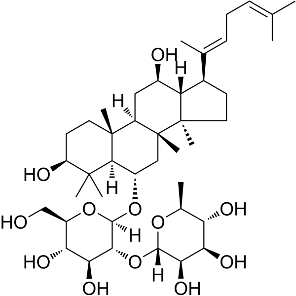 Ginsenoside F4 Chemical Structure Ginsenoside F4