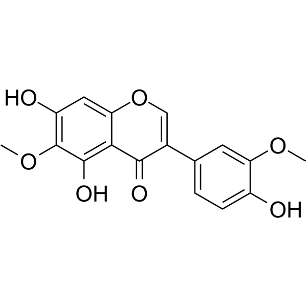 Iristectorigenin A Chemical Structure Iristectorigenin A (Synonyms: 鸢尾甲黄素A)