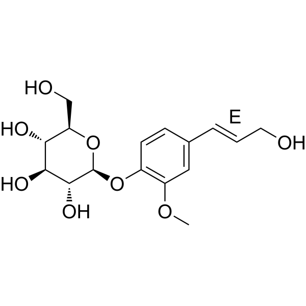 (E)-Coniferin Chemical Structure (E)-Coniferin (Synonyms: (E)-松柏苷; (E)-Laricin)