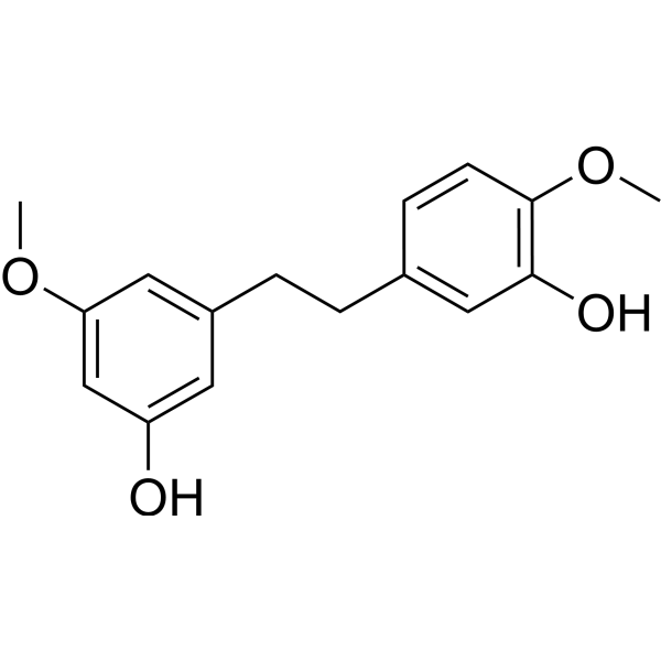 Gigantol isomer-1 Chemical Structure Gigantol isomer-1 (Synonyms: 大叶兰酚)