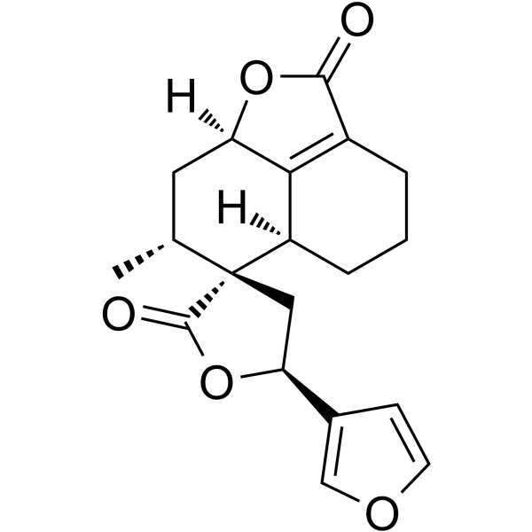 Teucvidin Chemical Structure Teucvidin (Synonyms: 山霍香定)