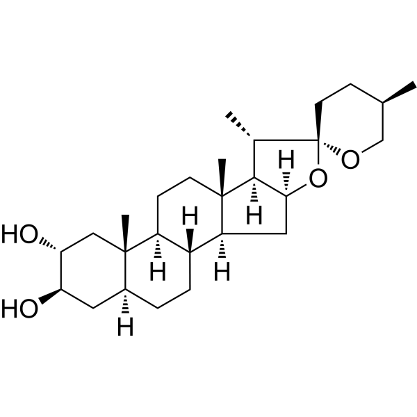 Gitogenin Chemical Structure Gitogenin