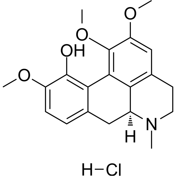 Isocorydine hydrochloride Chemical Structure Isocorydine hydrochloride