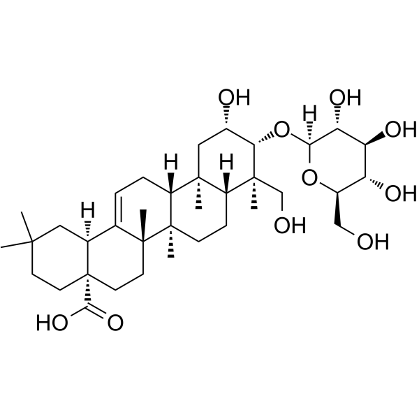 Bayogenin 3-O-β-D-glucopyranoside Chemical Structure Bayogenin 3-O-β-D-glucopyranoside
