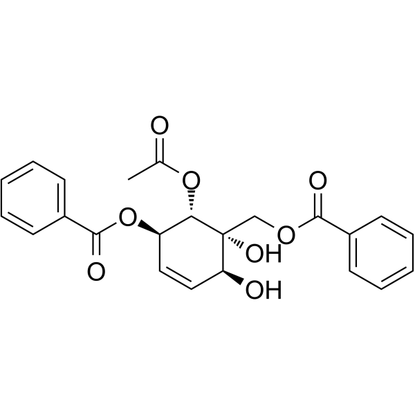 Uvarigranol B Chemical Structure Uvarigranol B (Synonyms: 大花紫玉盘醇B)