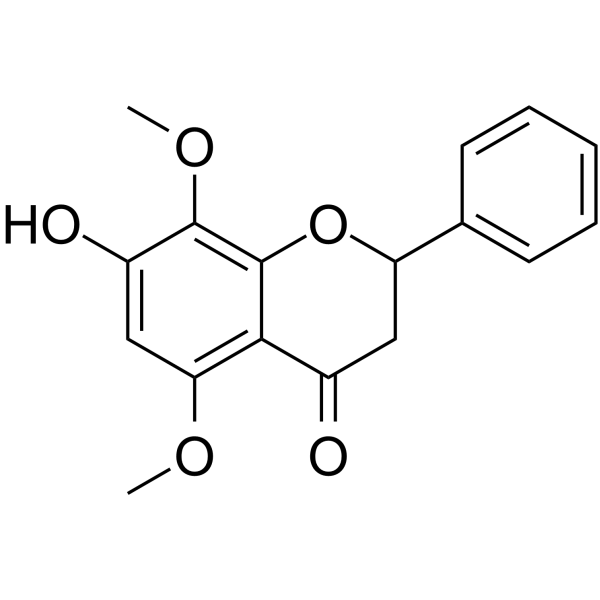 7-Hydroxy-5,8-dimethoxyflavanone Chemical Structure 7-Hydroxy-5,8-dimethoxyflavanone