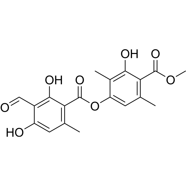 Atranorin Chemical Structure Atranorin (Synonyms: 荔枝素)