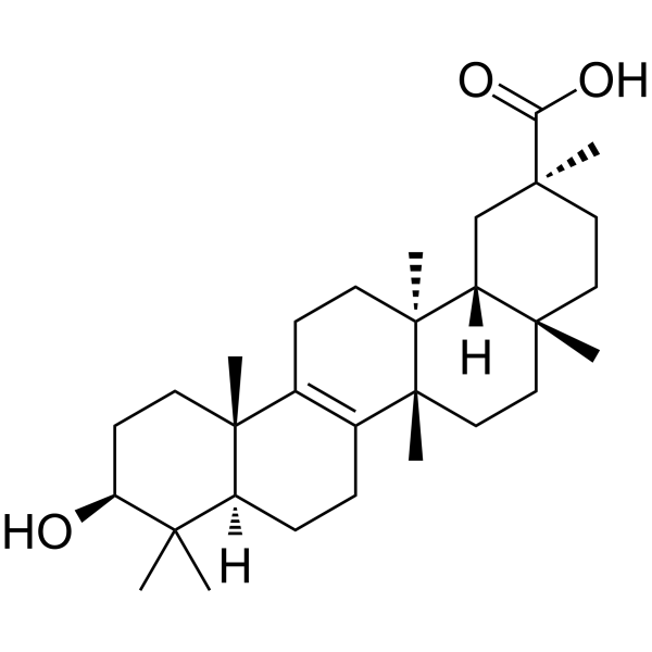 Bryonolic acid Chemical Structure Bryonolic acid (Synonyms: 泻根醇酸)