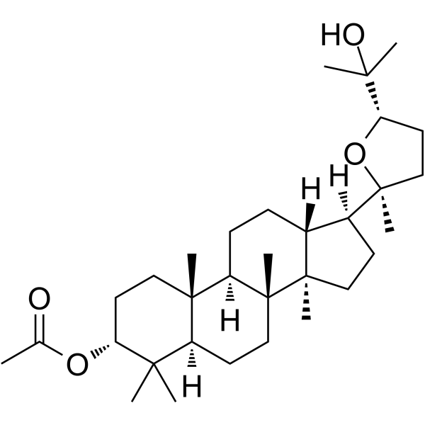 Cabraleadiol monoacetate Chemical Structure Cabraleadiol monoacetate (Synonyms: Betulafolianediol 3-acetate; Cabraleadiol 3-acetate)