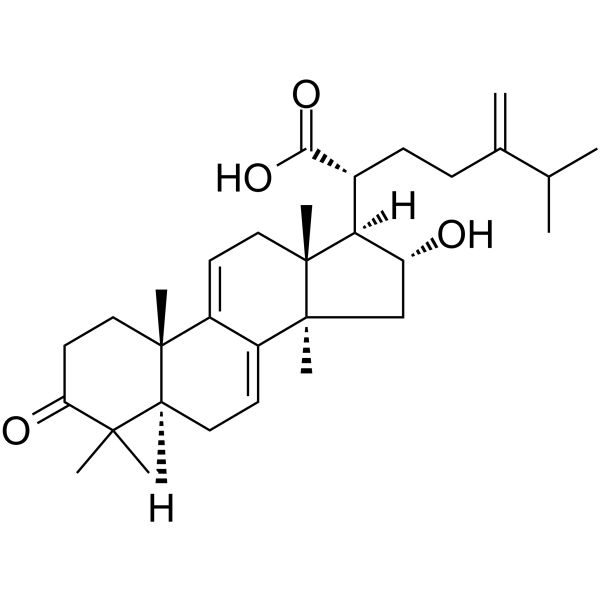 Polyporenic acid C Chemical Structure Polyporenic acid C (Synonyms: 聚孔酸C)