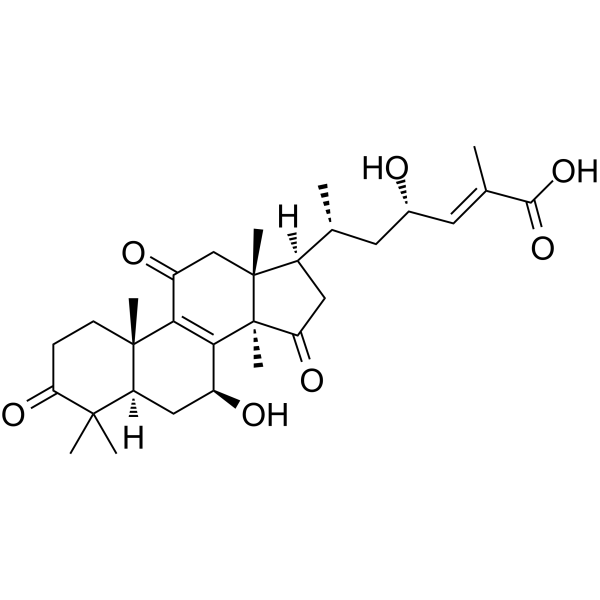 Ganoderic acid LM2 Chemical Structure Ganoderic acid LM2 (Synonyms: 灵芝酸 LM2)
