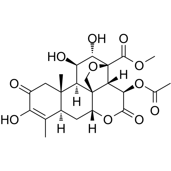 Bruceine B Chemical Structure Bruceine B (Synonyms: Brucein B)