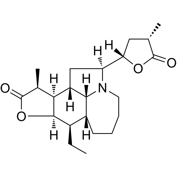 Neotuberostemonine Chemical Structure Neotuberostemonine (Synonyms: 新对叶百部碱)